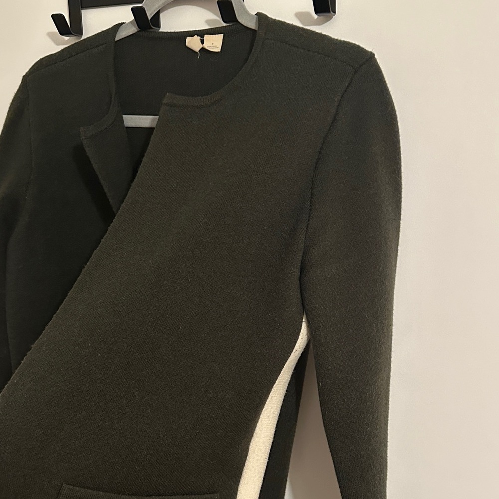 Anthropologie Elegant Olive Green Blazer